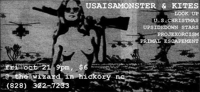 usaisamonster, kites, projexorcism, primal escapement, look up!, upsidedown stars